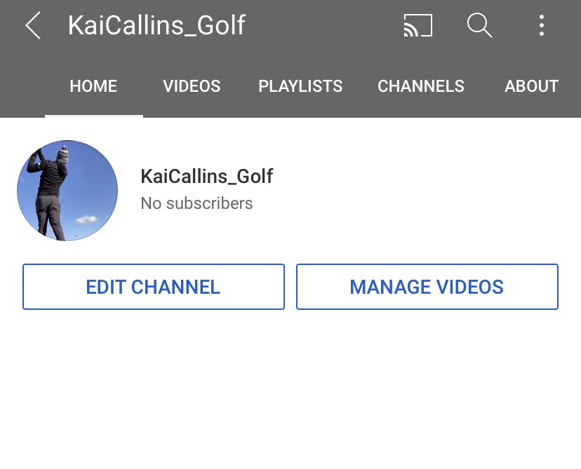 KaiCallins's tweet photo. I’m excited to say that I am starting a YouTube page following my golf adventure ⛳️🏌️I am here to make the average golfer feel that they are not alone in this addictive game. Hope y’all enjoy as much as I did in creating it.😁👍🏽#KaiCallinsGolf #AverageGolf #ContentCreating #Golf https://t.co/77vAJCS51H