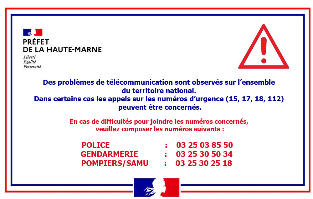 INFORMATION IMPORTANTE :