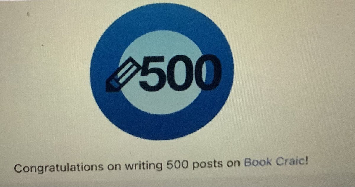 Book_Craic's tweet photo. I’ve really enjoyed blogging about my love of #childrensbooks for the last couple of years and today I got my #500posts notification! 💚📚 #RfP https://t.co/1qzdmP6BQe