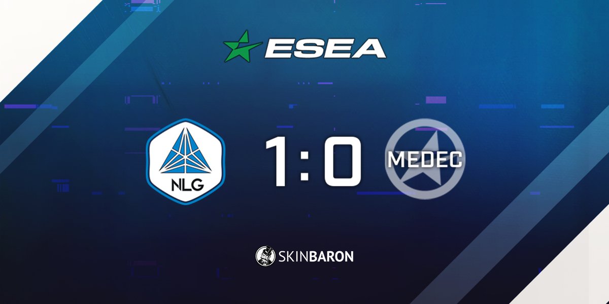 no_limit_gg's tweet photo. Yet another incredible performance keeps the boys at the top of the @ESEA Advanced League 😍
A 16-9 victory over #MEDEC puts them at a 5-1 score overall, let's keep it up 😏
🔥 @SkinBaronDE
#AllinforNLG https://t.co/1RPdtMvsmx