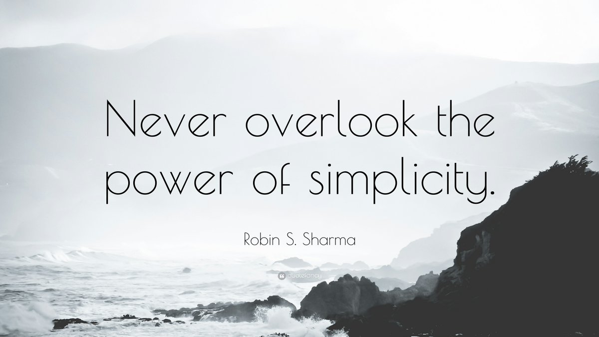 if you find that you are struggling between complexity and brevity -- choose brevity. 

#wednesdaythought #WednesdayMotivation #ThoughtLeadership #thoughtoftheday #leadership #LeadLAP #TXPVI