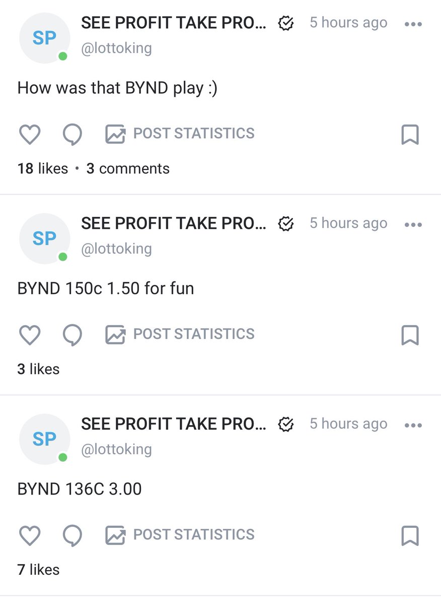 TheTradingNinja's tweet photo. #onlytraders y’all killed that $BYND
136 3.00-13.65
150c 1.50 -5.500
#SPTP keep a runner or two or three. https://t.co/FiSUyfq9gg