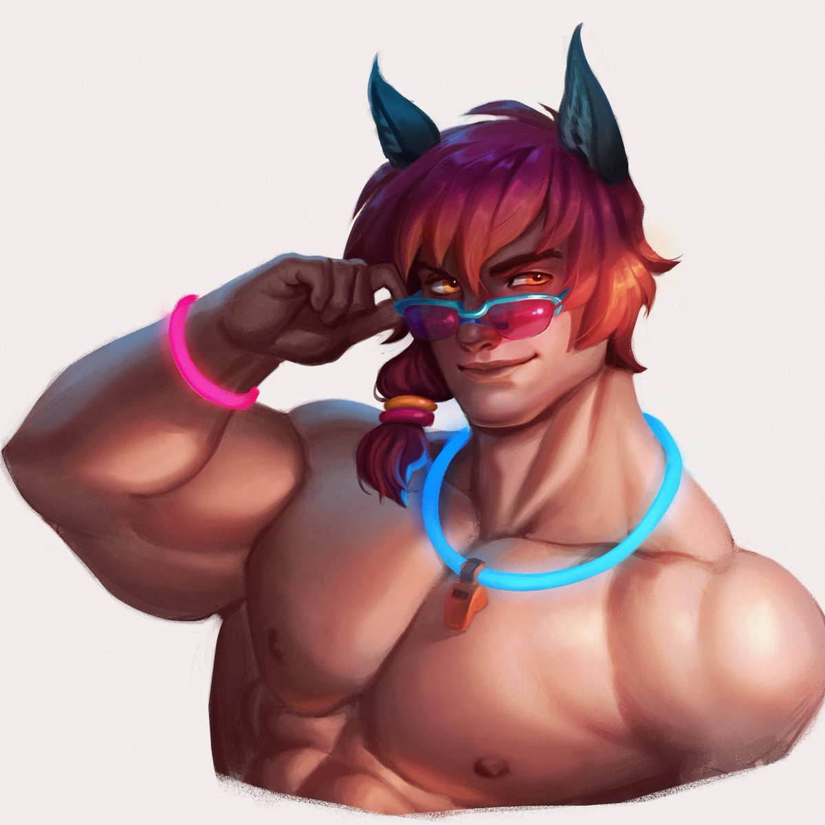 AlphaCentauuri's tweet photo. ☀️
#artoflegends #Sett #SettPoolParty https://t.co/UwGXllW9Wk