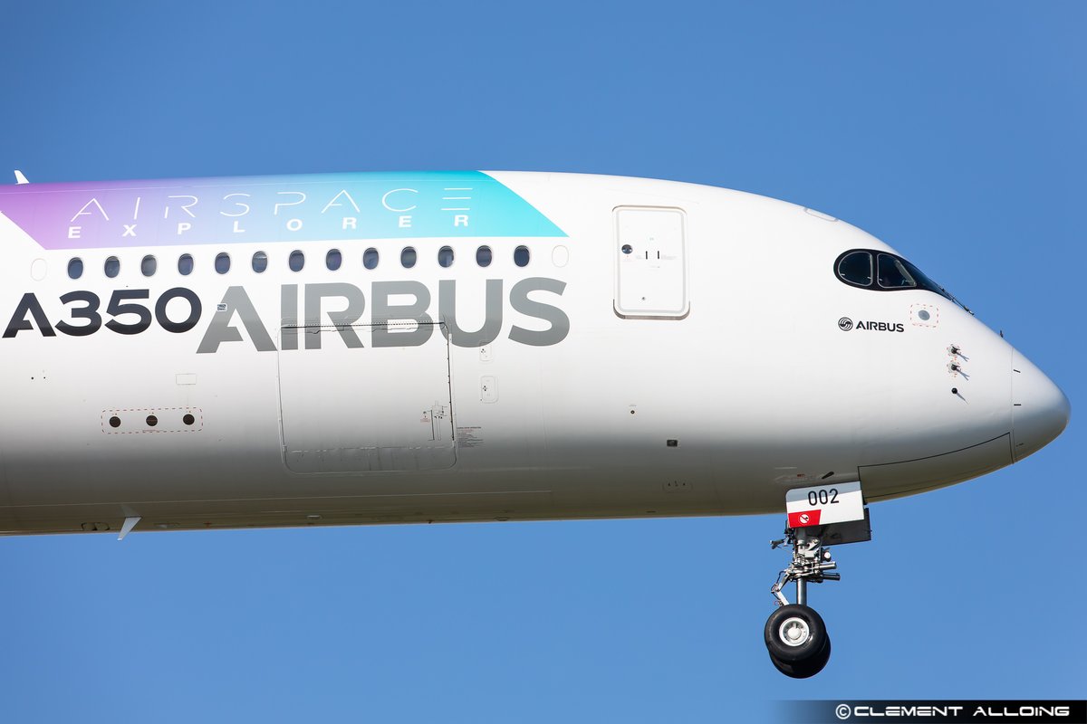 CAlloing's tweet photo. Only 24hours after leave #Toulouse to #India for Humanitarian flight to delivering supplies to fight against Covid19 , #A350 #FWWCF return back at her home base ! #Avgeeks #Avgeek https://t.co/UoplbP9sxO