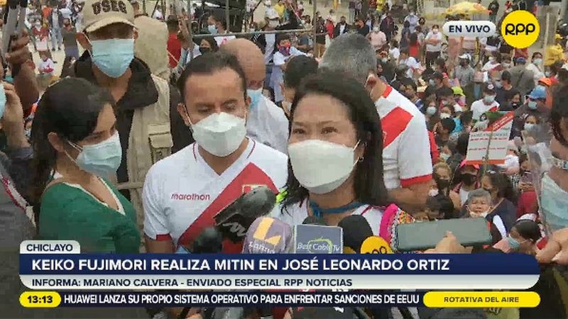 RPPNoticias's tweet photo. #ElPoderEnTusManos 🗳️🇵🇪 Keiko Fujimori sobre mitin de cierre de campaña: “Nuestra prioridad es hacerlo en la Plaza San Martín”. https://t.co/qruMzs3gpS https://t.co/eK15o4yRke