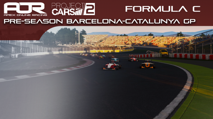 ApexOnRacing's tweet photo. 🚨 #AORPCARS LIVE NOW 🔴

Join us for the Pre-Season race of the AOR @projectcarsgame Formula C League at @Circuitcat_eng.  🇪🇸

🎮 PC | 🎙️ @KikiMac77 &amp; @Mckinky88
📺 https://t.co/QqiABmJJ1l https://t.co/azbjuWV0lM