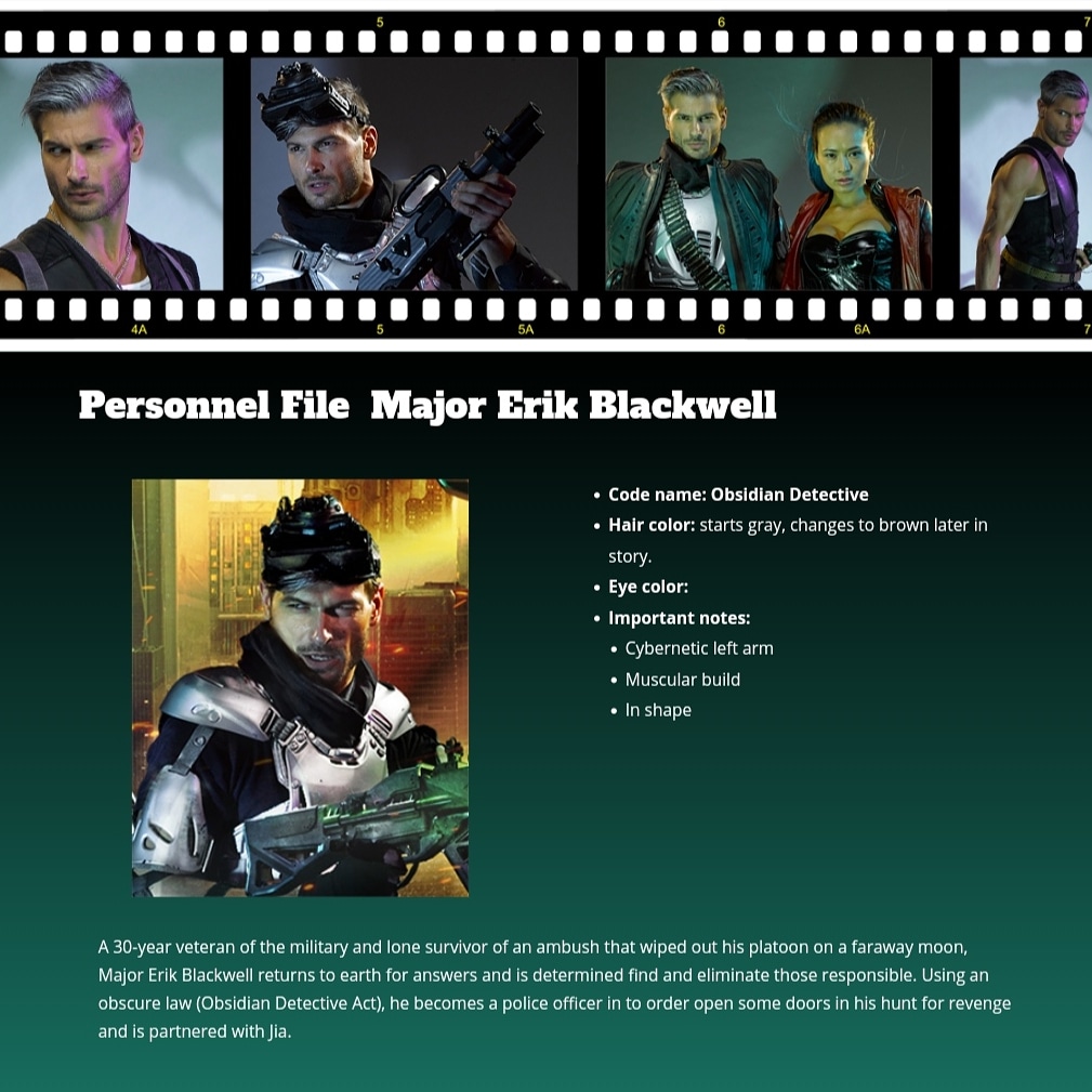 Check out the personnel file of Major Erik!

He will have vengeance no matter the cost💥

If you want to know more about him don't forget to get our Opus X Series. Click here and get it NOW! opusxseries.com #michaelanderle #bookseries #scifi #writerslift #writingcommunity
