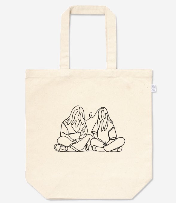 Kimagure Osyun 在 Twitter 上 Friend イラスト 線画 シンプル おしゃれ ファッション 絵 モノクロ 商品 バック トートバッグ イラストレーター 友達 Jk 高校生 T Co Xcblgd0h8b Twitter