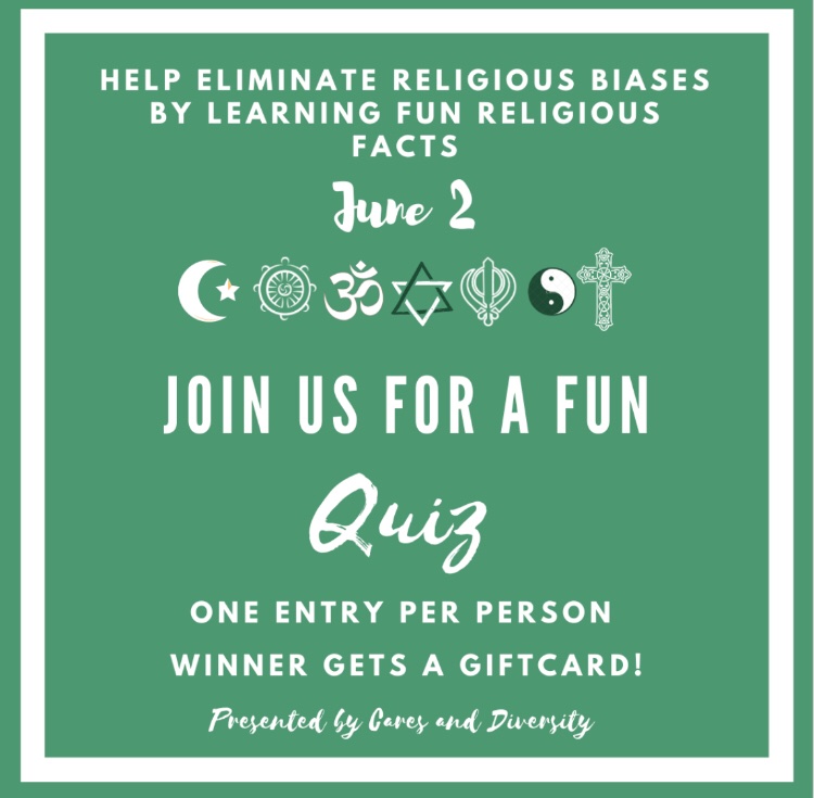 HNMCARES's tweet photo. Hey @HNMCSS ! Want to have some fun together? Get ready for an exciting Google form with fun religious facts. You have 24 HOURS to play &amp; TOP 3 WINNERS WILL WIN A GIFT CARD to Tim Hortons. Winners will be announced on June 4 on google classroom.

Link in grade google classroom. https://t.co/U8KuHwxVb4