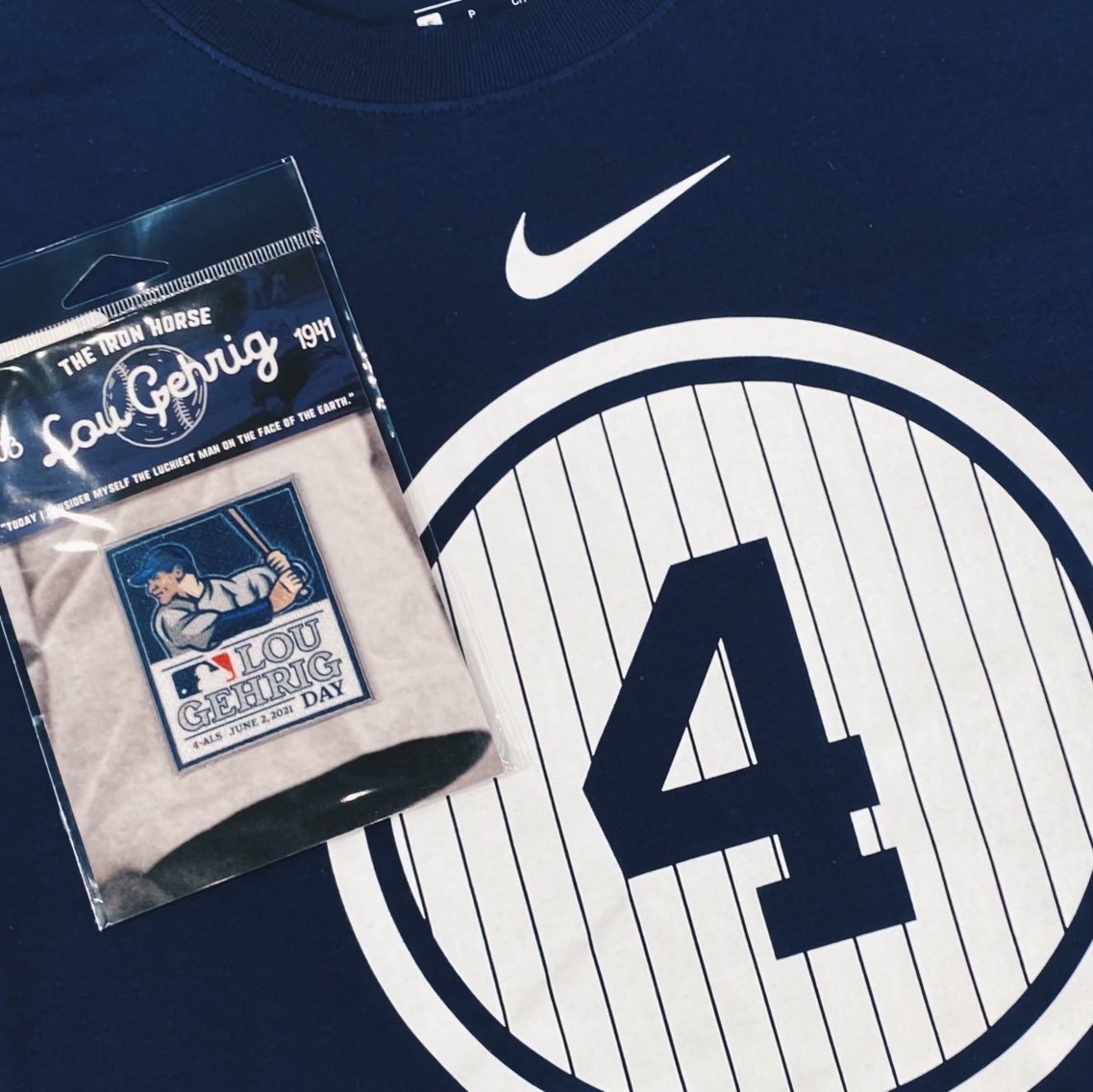 mlb lou gehrig day shirt