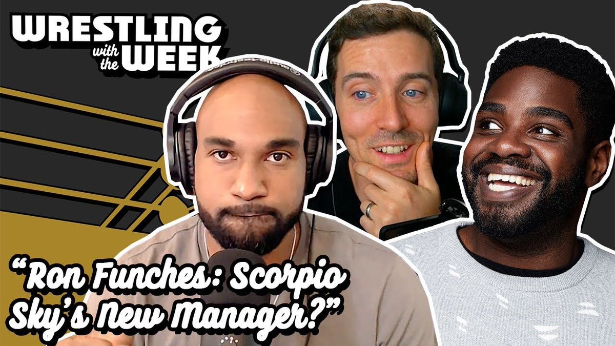 All Elite Wrestling (@aew) on Twitter photo . @RonFunches, <a href="/ScorpioSky/">Ronnie</a> New Manager? - #WrestlingWithTheWeek
youtu.be/DbnuXZYUSNI
<a href="/wwtwpod/">Wrestling With The Week</a> <a href="/JamesWillems/">James Willems</a> . @RonFunches, <a href="/ScorpioSky/">Ronnie</a> New Manager? - #WrestlingWithTheWeek
youtu.be/DbnuXZYUSNI
<a href="/wwtwpod/">Wrestling With The Week</a> <a href="/JamesWillems/">James Willems</a>