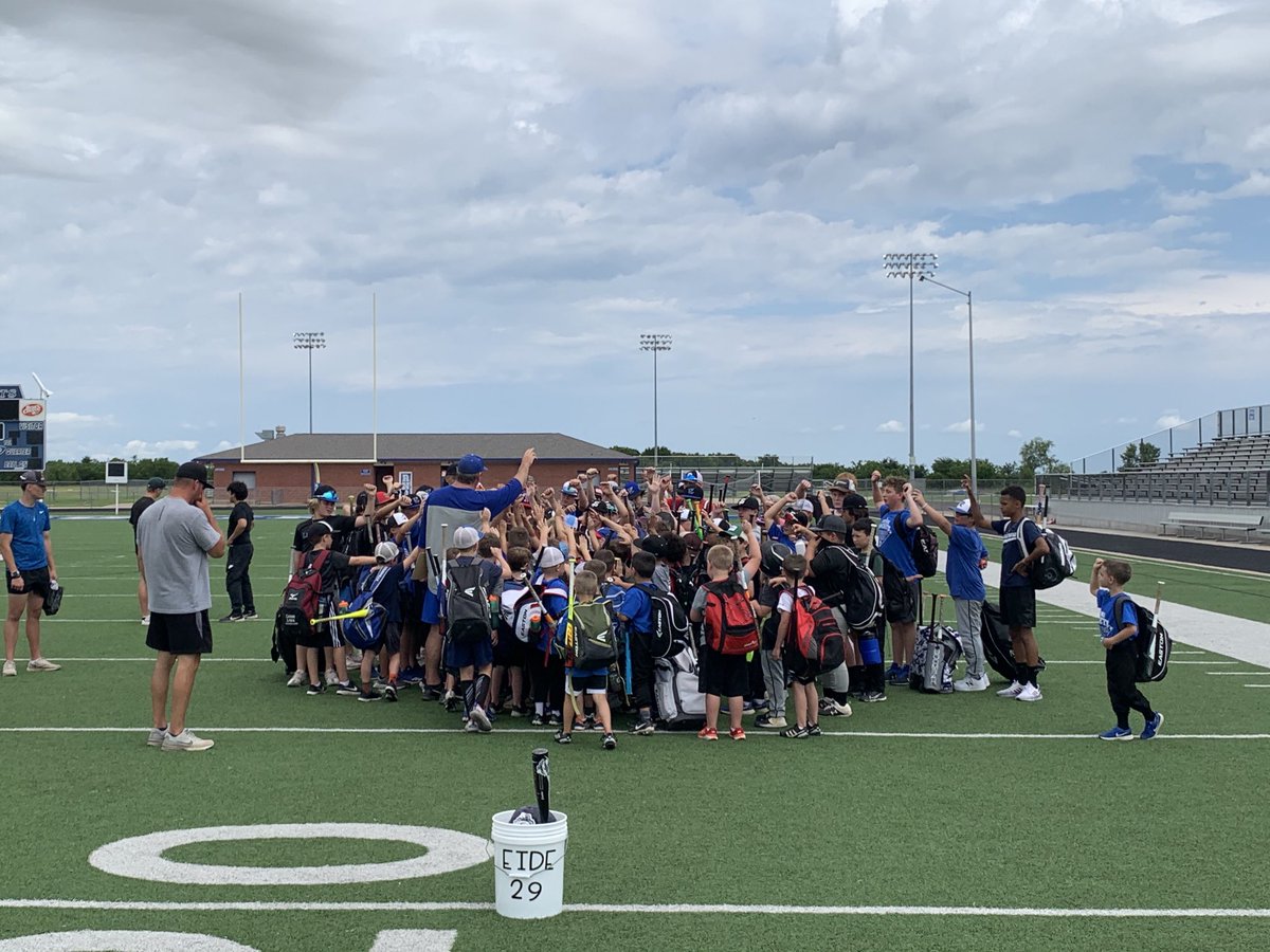 rocketbaseball's tweet image. Unbelievable turnout for the “Future Rockets” baseball camp. The energy and talent seen this week gets me excited for the future of Robinson Baseball. #3rules #HCD #RNQ