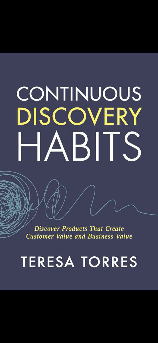 NehaVisavadia's tweet photo. I'm settling in for the evening with @ttorres's new book. I can't wait to get started and learn how to embed continuous discovery as part of normal product practices! 
#productmanagement https://t.co/H65fFgkqbJ
