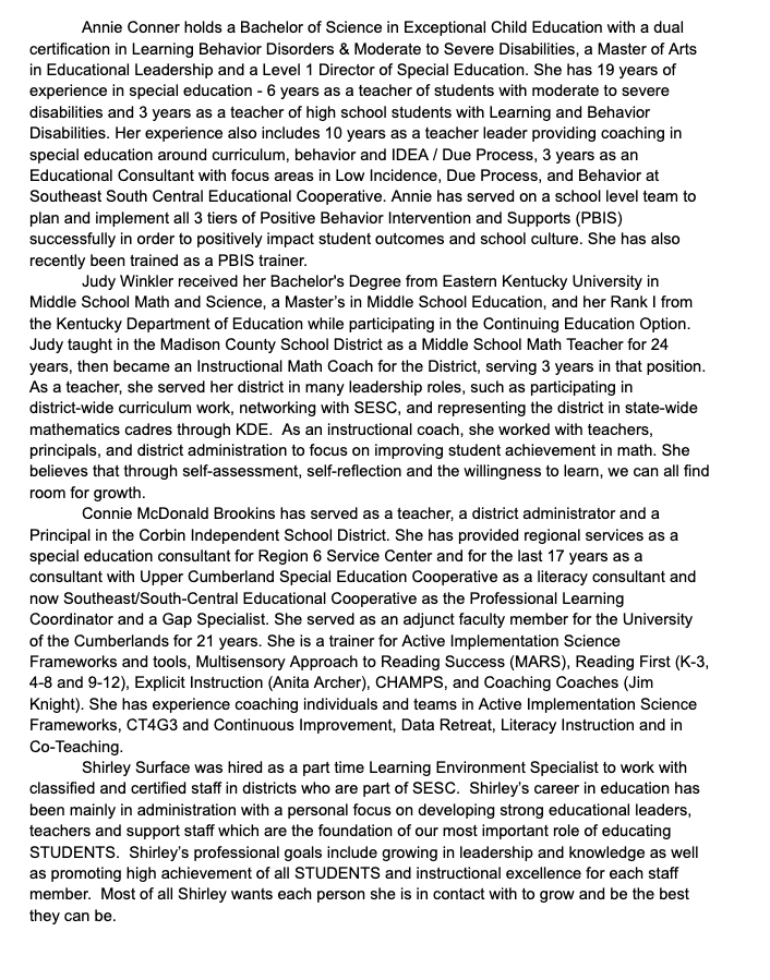 SESC Announces New Initiative

Coronavirus Response and Relief Supplemental Appropriations Act (CRRSA)