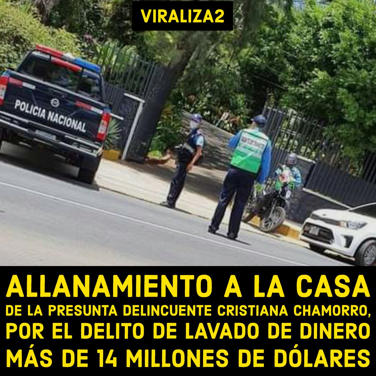 #ULTIMAHORA 

Allanamiento a casa de Cristiana Chamorro.

#MAXIMADIFUSION 
#Nicaragua