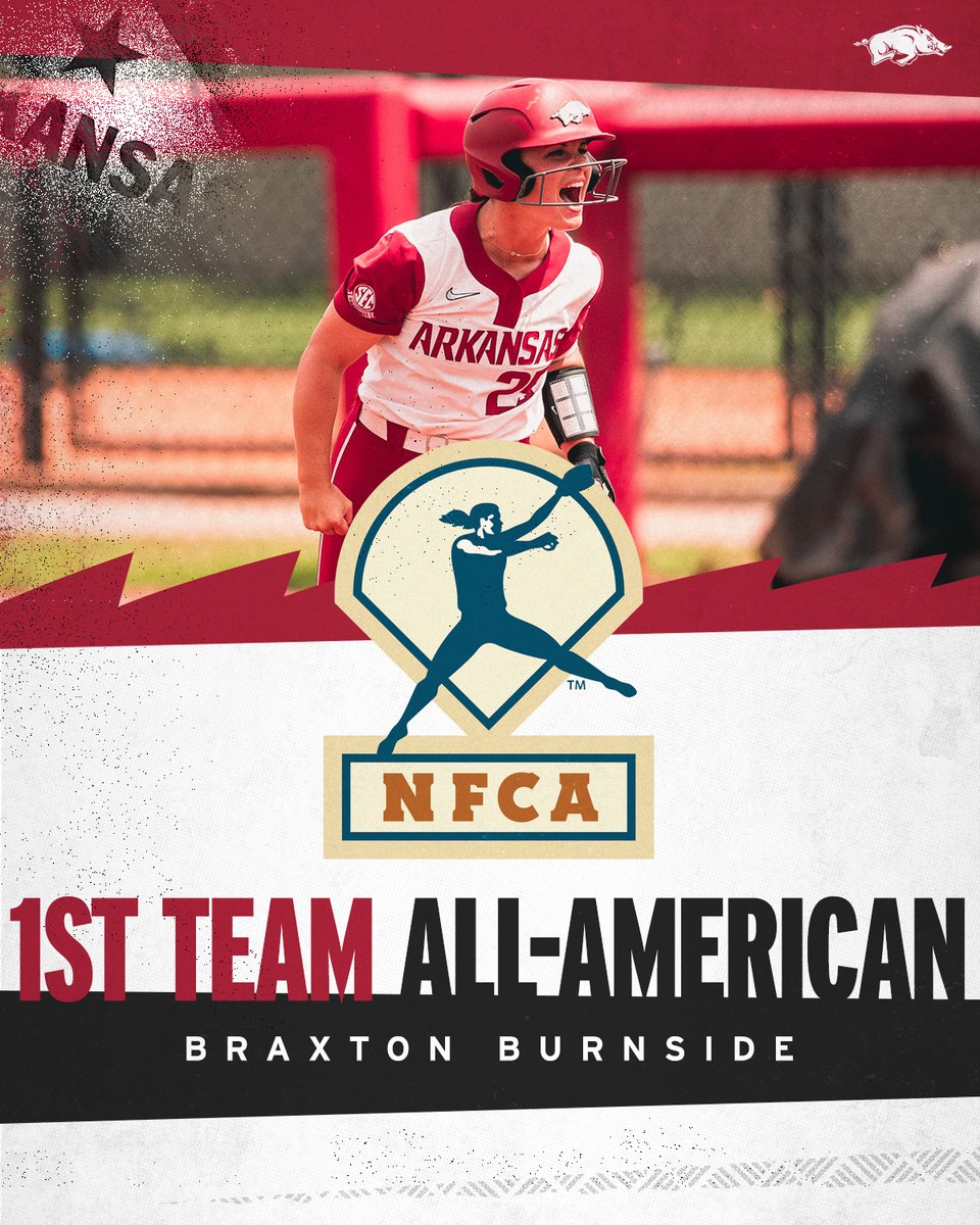 RazorbackSB's tweet image. 🥇 𝐀𝐋𝐋-𝐀𝐌𝐄𝐑𝐈𝐂𝐀𝐍 𝐅𝐈𝐑𝐒𝐓 𝐓𝐄𝐀𝐌 🥇

@braxtonburnside and @HaffMary are the first @NFCAorg All-American First Team selections in program history ‼️
