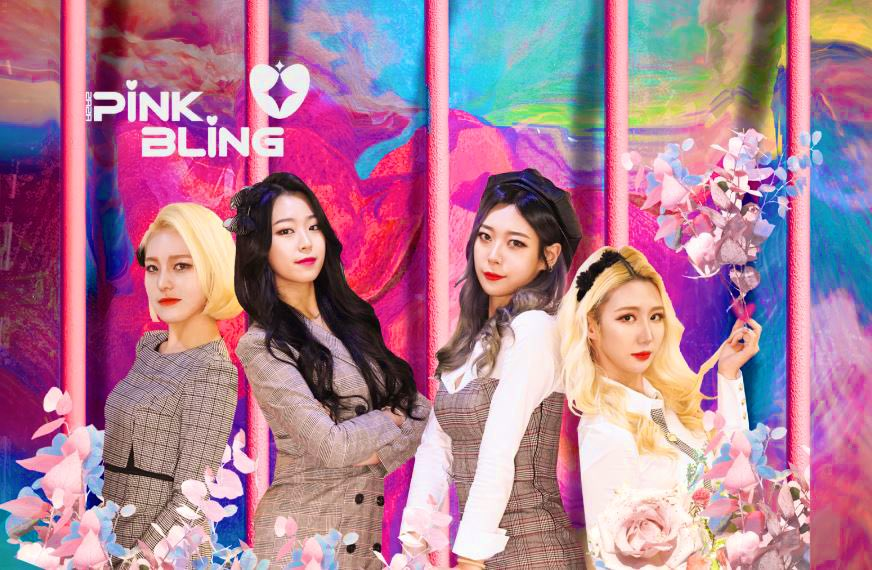 GimbapBlog2's tweet photo. Les #PINKBLING nous dévoilent une photo conceptuelle de groupe en vue de leurs débuts sous DSY Entertainment. https://t.co/o9VvRmIGMm
