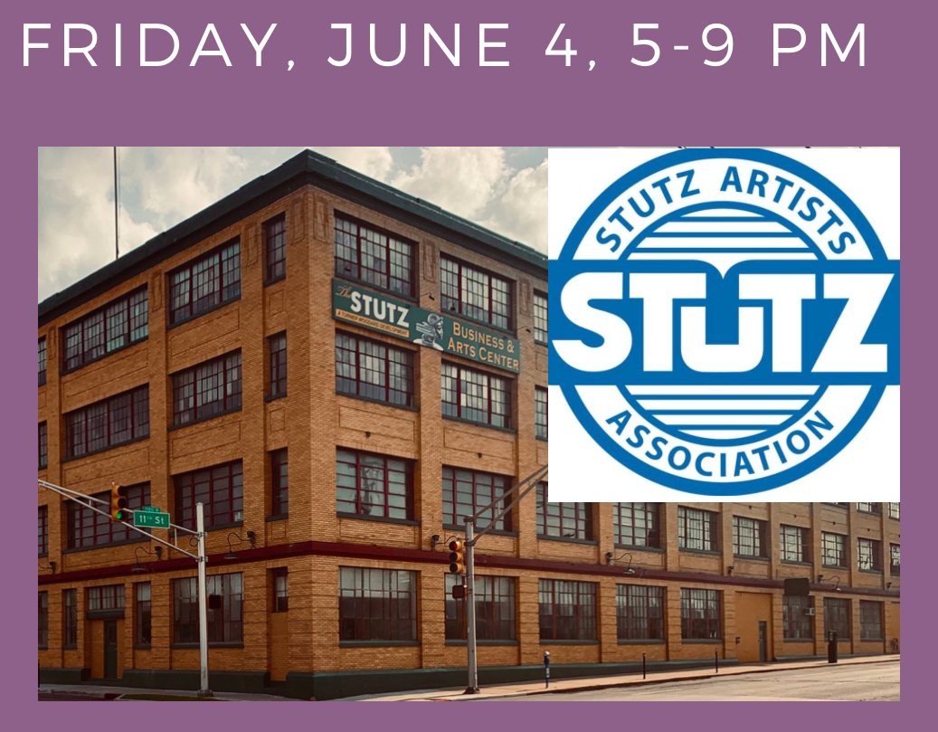 FIRST FRIDAY! We are excited to invite you back for another Stutz Artists' Open Studios this Friday from 5–9 PM. Come visit our studios at 212 West 10th Street. This event is free and open to the public.