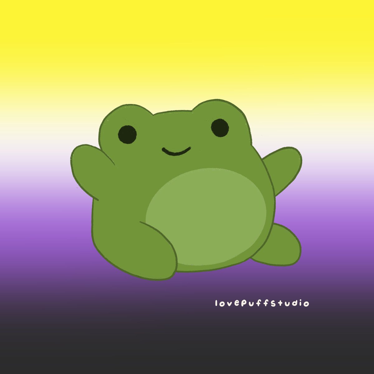 lovepuffstudio's tweet photo. happy pride!! here’s some gay frog profile pictures i made 🏳️‍🌈 https://t.co/pYBmCx8yk2