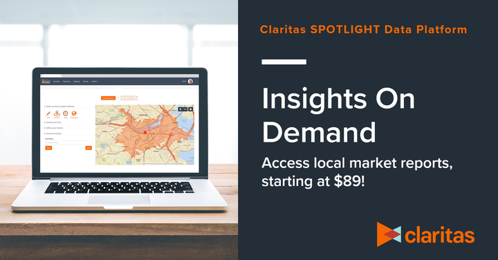 Claritas2_0's tweet image. Who lives in the areas you’re #marketing to, what does consumer #purchasebehavior &amp;amp; household spend look like in those areas, &amp;amp; how much competition do you face? Find the answers to these questions &amp;amp; more, access over 50 reports with Claritas SPOTLIGHT. claritas.com/spotlight-pric…