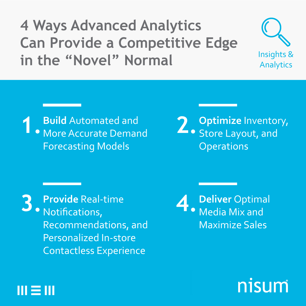 nisumtech's tweet image. With the huge shift from in-store to online consumerism, are you leveraging #AdvancedAnalytics to give your business a competitive edge?
If not, see 4 ways it can help: bit.ly/34E7Win

@FastCompany @modernretail @RtlLdr
#InsightsAndAnalytics #COVID19 #Retail #eCommerce