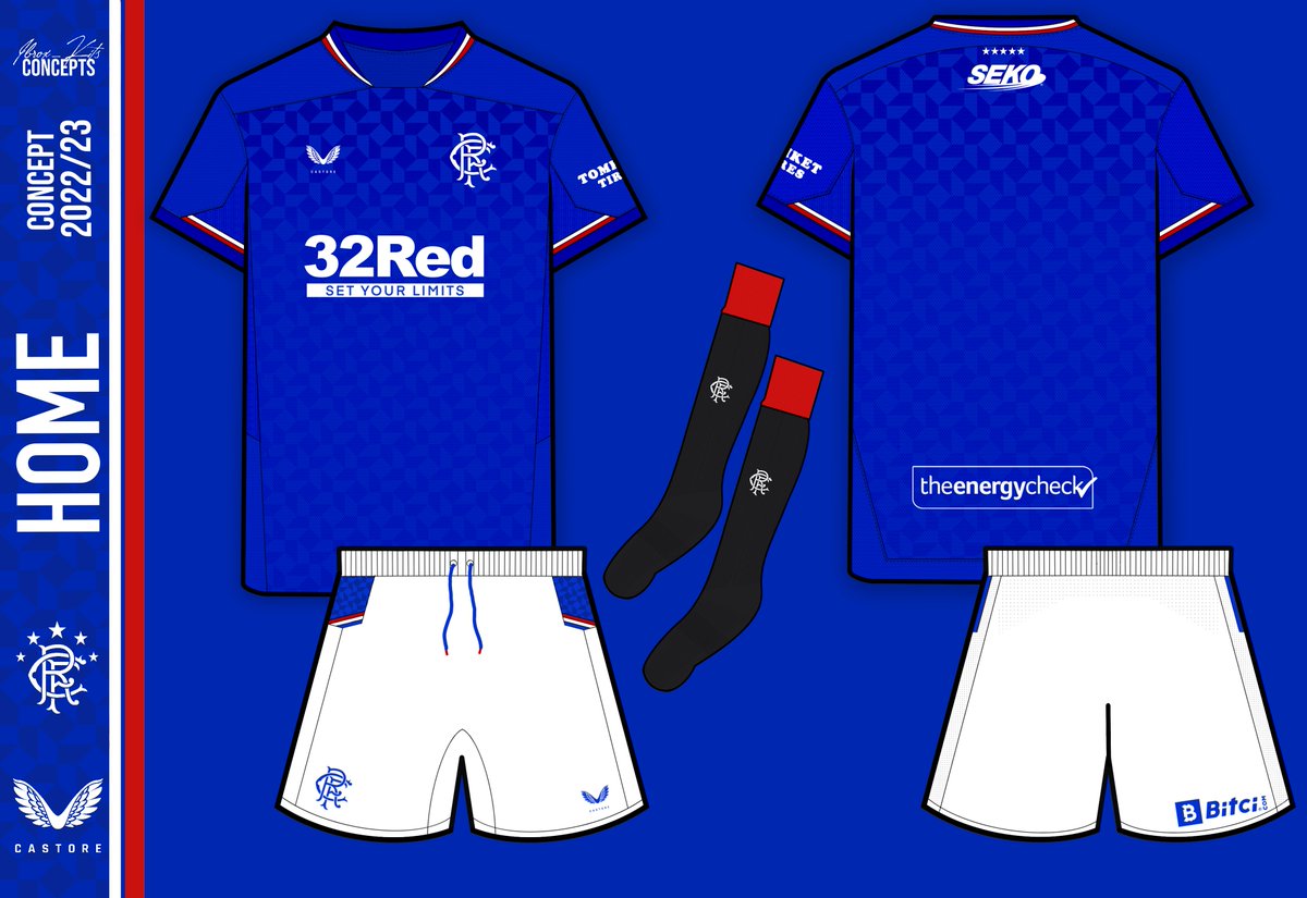 Rangers kit picture would be controversial 23/24 Castore effort