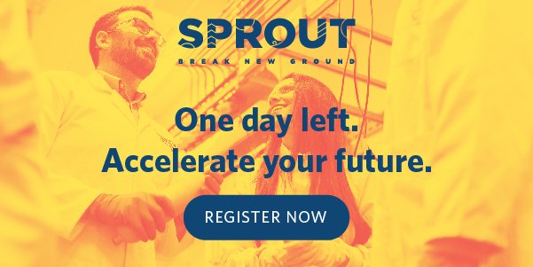 AgTech and FoodTech entrepreneurs this is your last chance to register for the @sproutagritech Accelerator. In 250 words tell them about your business or idea and if it looks like a recipe for success you could land yourself a spot in their Accelerator.
bit.ly/3oZG3KF