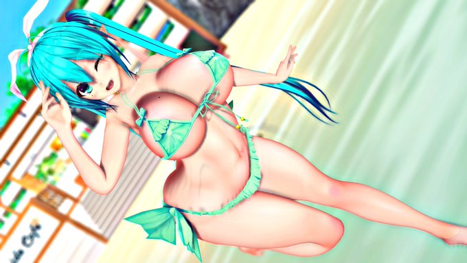 くそ暑いので水着SSを再掲しても許される #COM3D2 