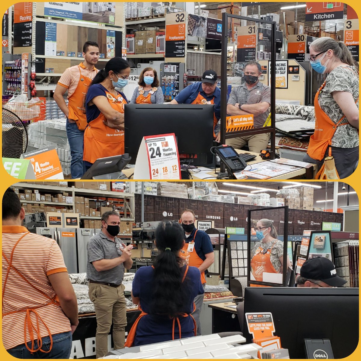 Ran Smith (@ransmith4) on Twitter photo Romanoff had the whole team engaged in the flooring PK + video & taking questions at store 3640!Even the SM tuned in! Thank you for the store connectivity! <a href="/rromanoff/">Rick Romanoff</a> <a href="/eric_tweddle/">Eric Tweddle</a> <a href="/WebbfWebb/">frank webb</a> <a href="/gloria_terri/">Terri Gloria</a>
#TogetherWeAreOne Romanoff had the whole team engaged in the flooring PK + video & taking questions at store 3640!Even the SM tuned in! Thank you for the store connectivity! <a href="/rromanoff/">Rick Romanoff</a> <a href="/eric_tweddle/">Eric Tweddle</a> <a href="/WebbfWebb/">frank webb</a> <a href="/gloria_terri/">Terri Gloria</a>
#TogetherWeAreOne