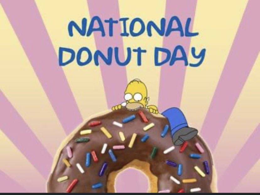 AFSLB1's tweet image. Happy National Donut Day #donutday #NationalDoughnutDay