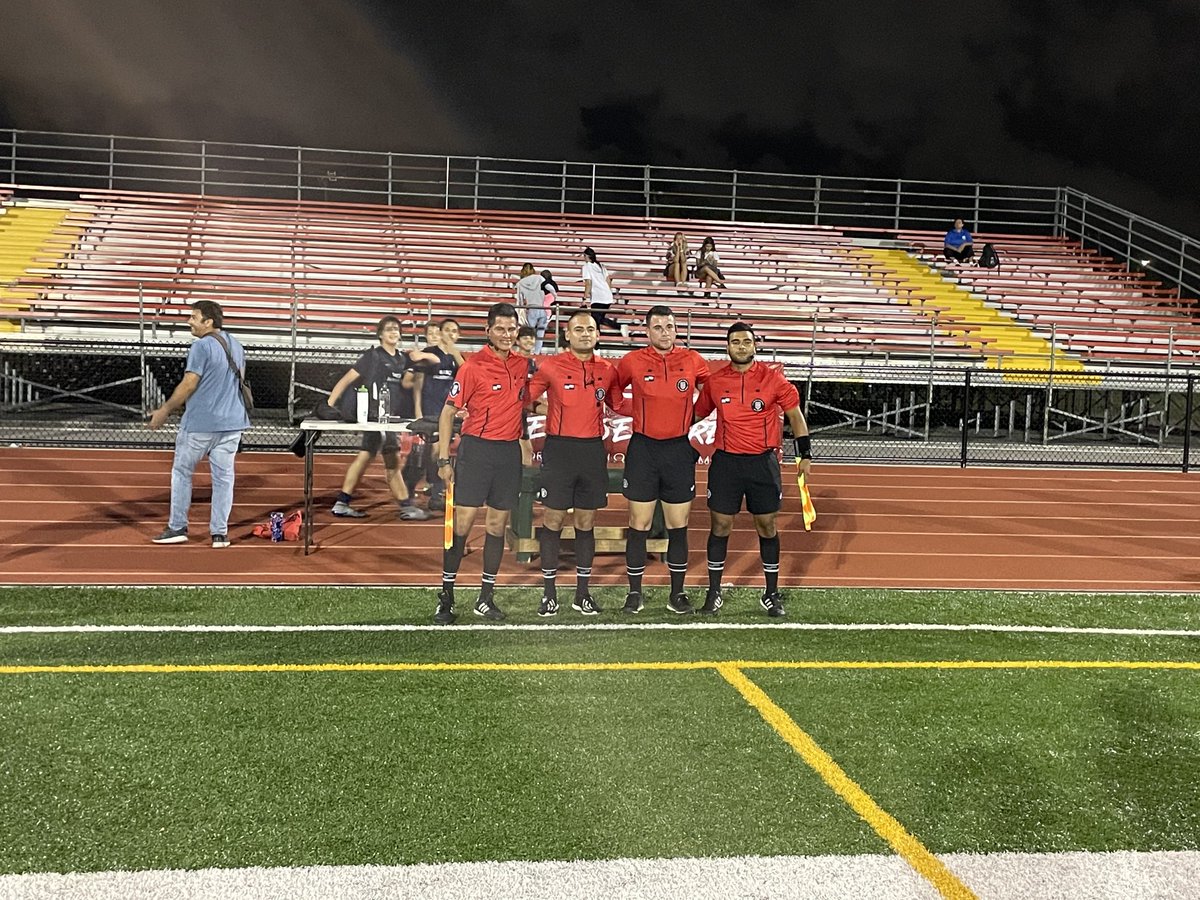 Tonight’s officials for #PASLSoccer semifinal