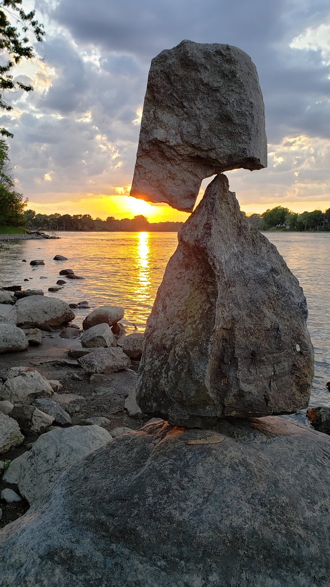 One of my original Jeffism balances from this evening.  Its an art especially at sunset. 
 Be well and safe .