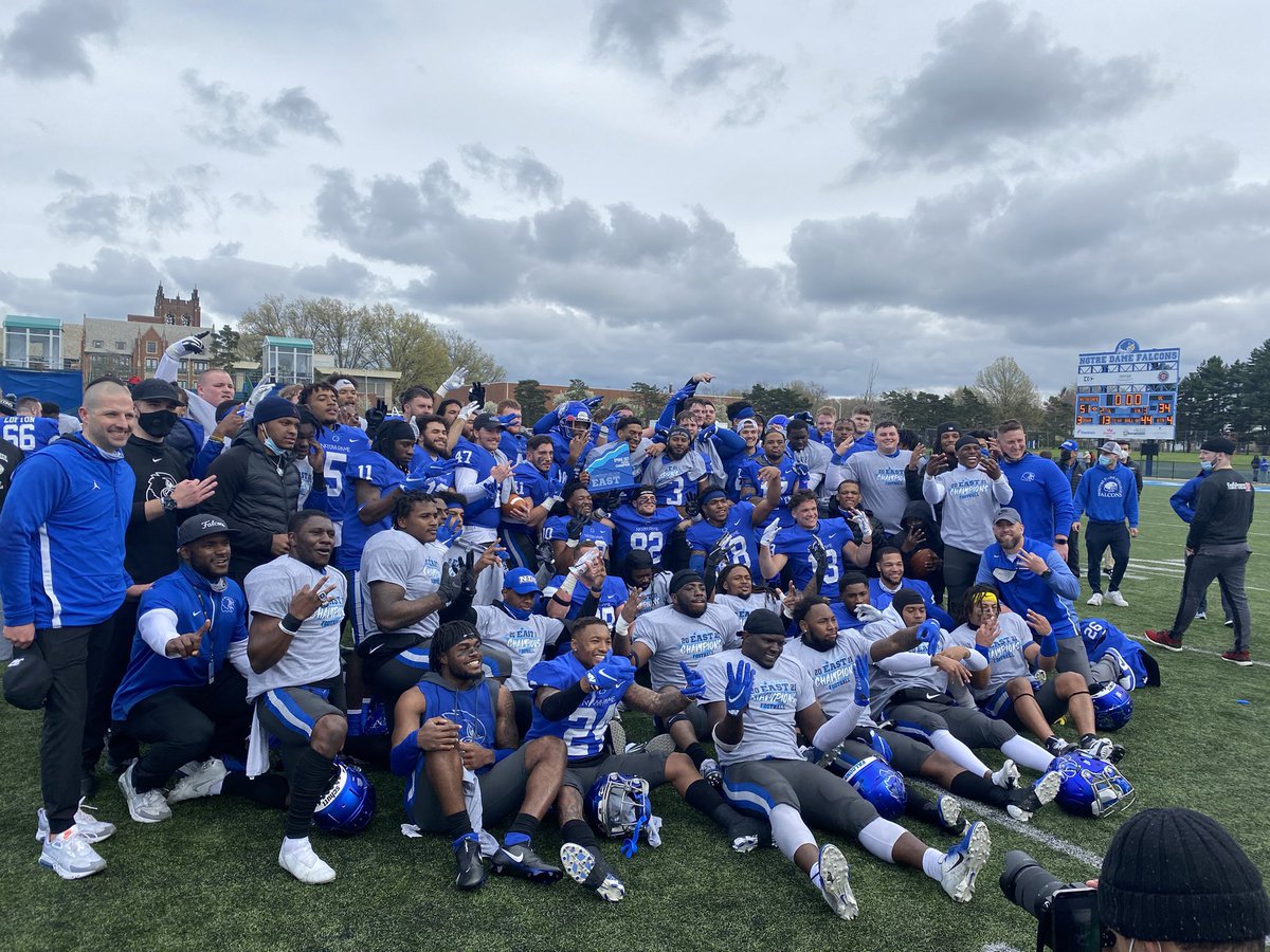 Excited to receive my second offer from Notre Dame College! #1 ranked D2 in the country! 🦅🔵 @CoachE_NDC <a href="/DBCoachWhite/">Mitch White</a>