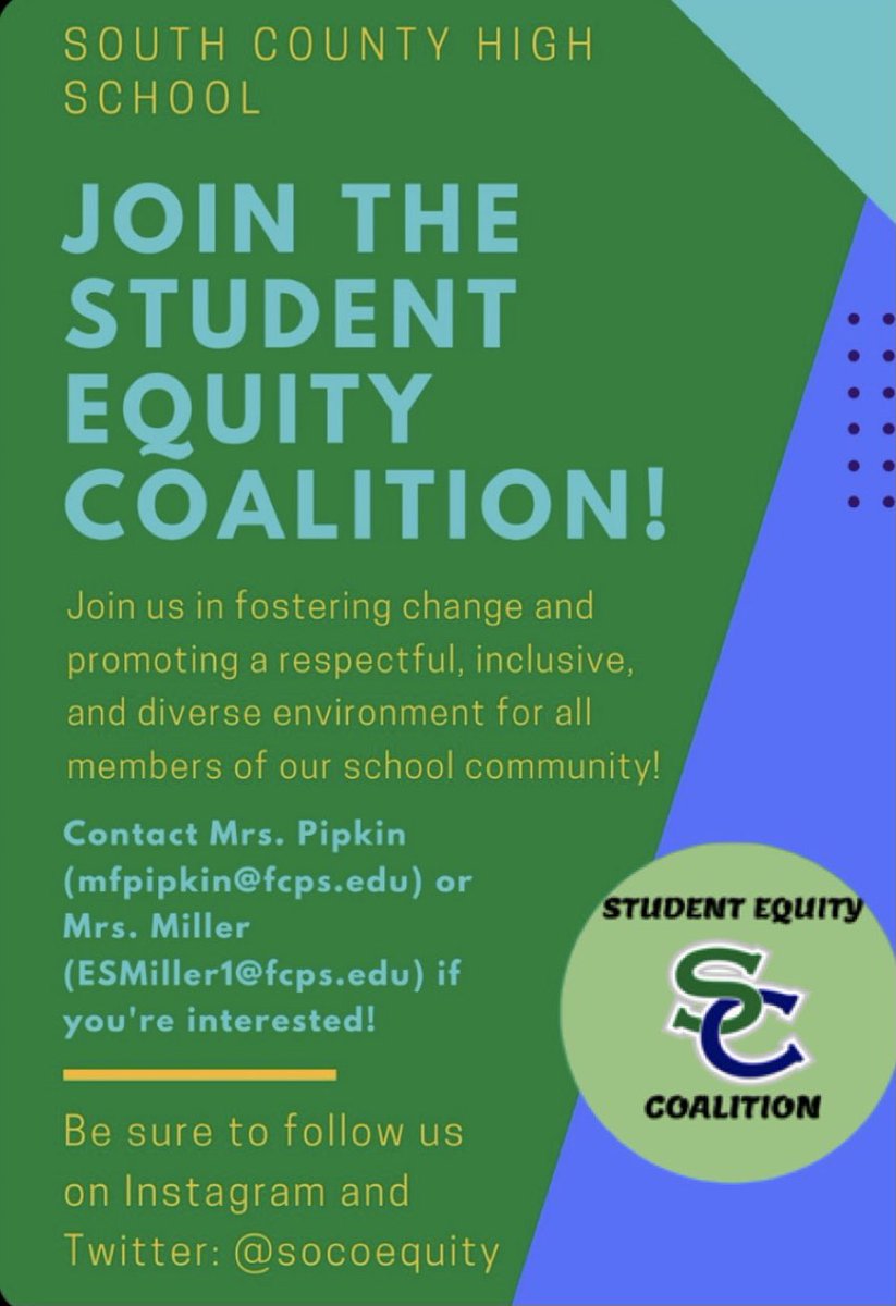 South County Student Equity Coalition tweet media