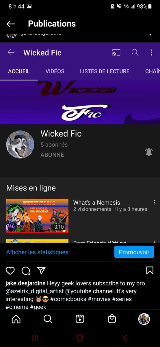 JakeDesj's tweet image. Follow my bro on @YouTube🤘🏻😎 #comics #cinema #geek