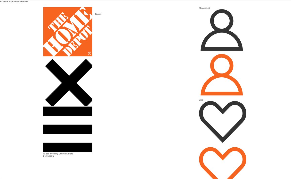 Homedepot.com without the CSS is pure The Designers Republic's work. I almost prefer it this way.