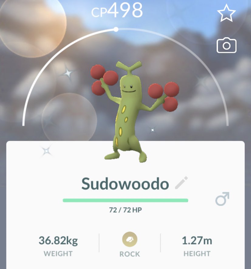 bangalangs's tweet photo. Nearly dropped my phone when it came up shiny. https://t.co/8iTe2NRbZr