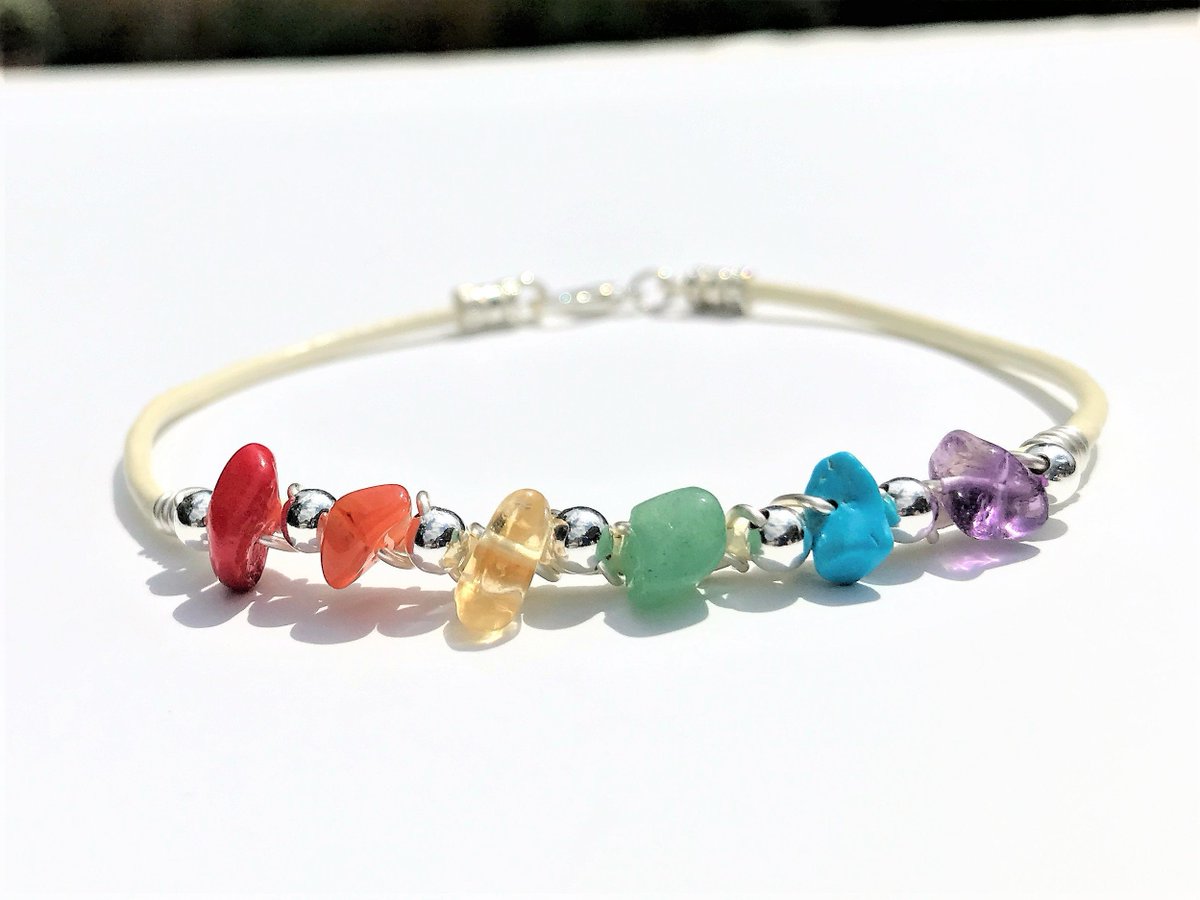 TheGiftClue's tweet photo. Celebrate Pride Month with this gorgeous the latest addition to my #etsy shop: LGBTQ Pride Bracelet or Anklet with Gemstones and Leather Cord for Women Men and Kids

https://t.co/Ll0wpVk6M0 https://t.co/aVaVrFulrv