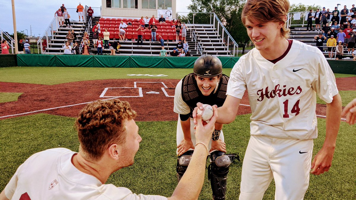 PERFECT GAME FOR THE NATTY!

Virginia Tech's Braden Huebsch throws a perfect game against Iowa State in the NCBA National Championship.

Hokies win 6-0.

Huebsch gets the game ball.