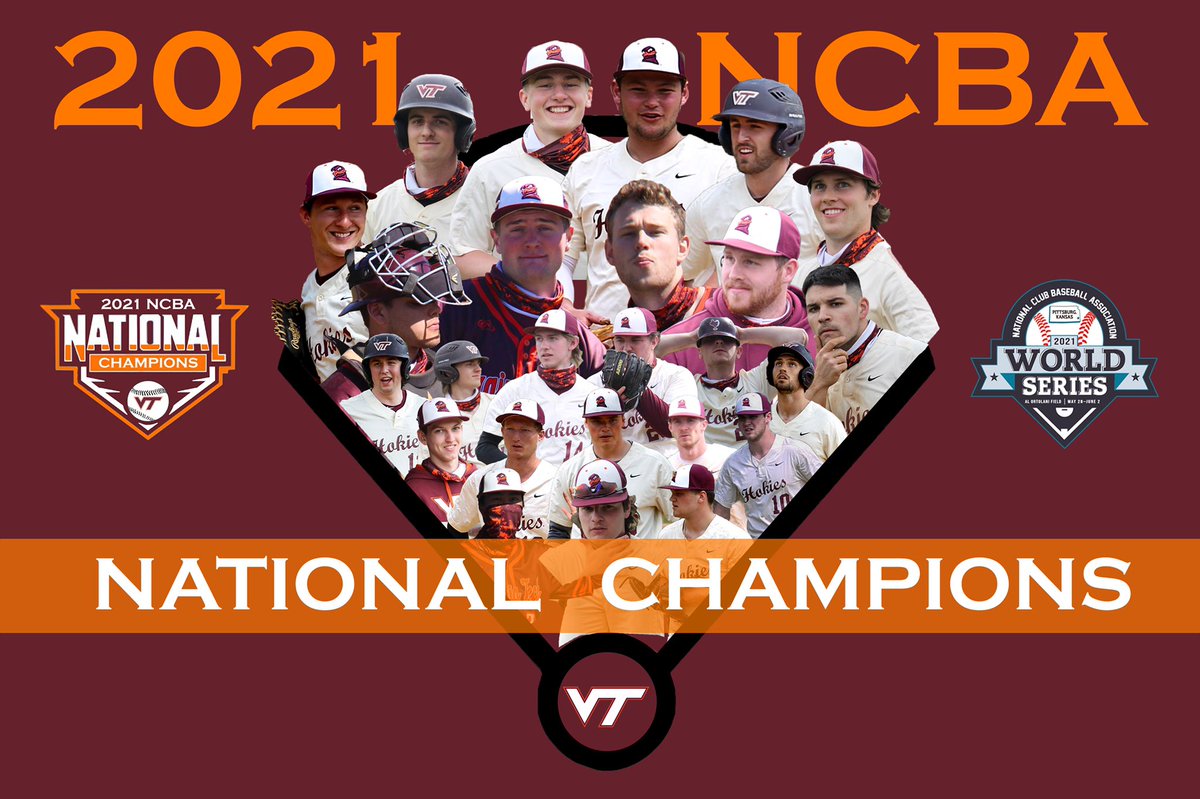 HOKIES ARE YOUR 2021 NCBA NATIONAL CHAMPIONS‼️

#GOKIES #CHAMPIONS