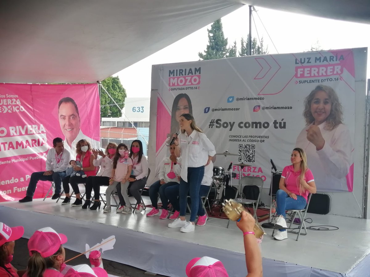 fuerzaxmexico's tweet photo. El día de ayer nuestra coordinadora nacional de voluntariado, Claudia Wade, asistió en representación de nuestro presidente nacional de Fuerza Por México, @gerislas, y reiteró el apoyo total a @LaloRiveraSMR, y a nuestras candidatas y candidatos por diputados locales y federales. https://t.co/8yoETMliwW