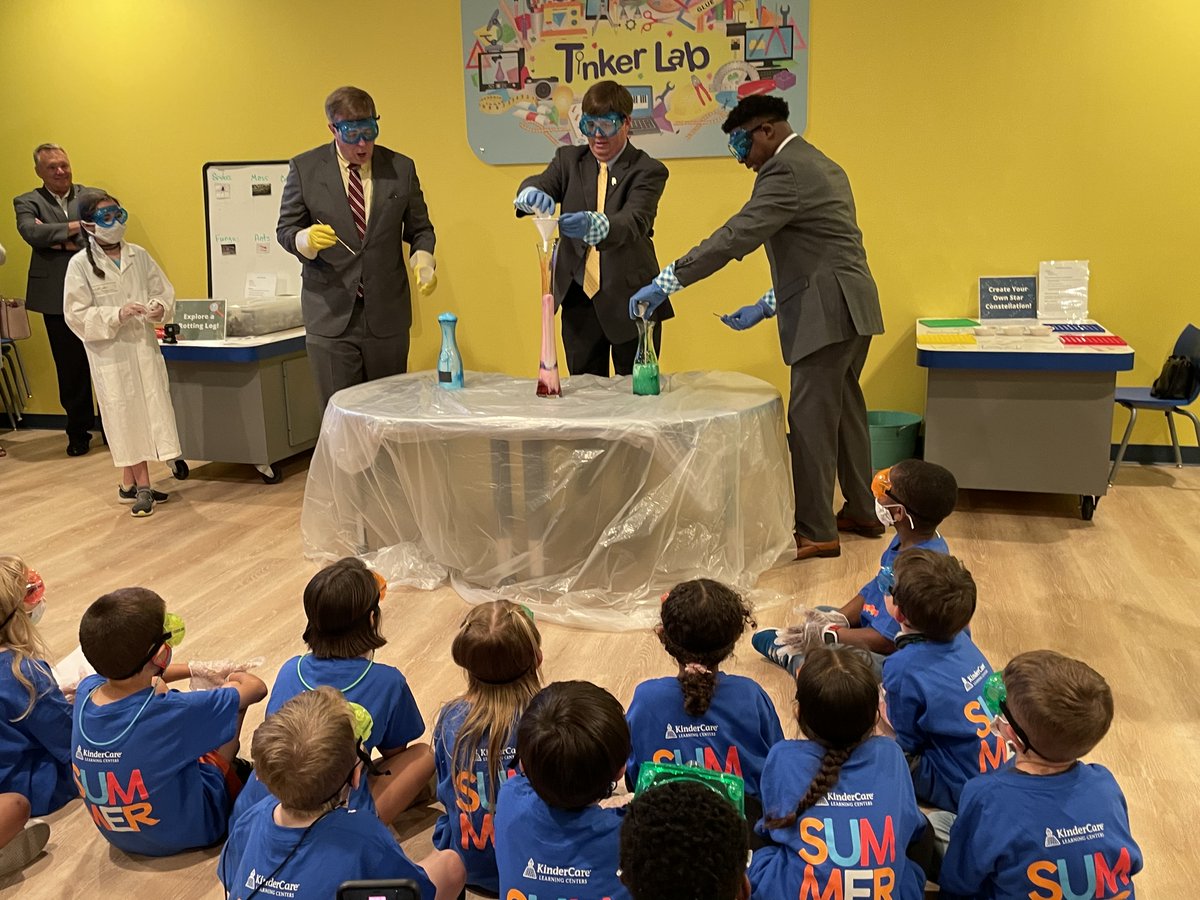 Mayor Tommy Battle helped with a science project Wednesday at EarlyWorks Children’s Museum to help launch new hands-on STEM activities and exhibits, including the “Tinker Lab."

For more info, go to EarlyWorks.com.