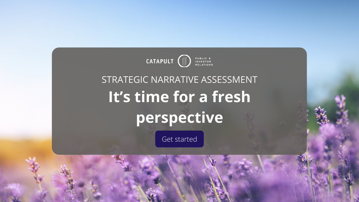 catapultpr's tweet photo. How's your company narrative? Get expert feedback on how your narrative stacks up to the competition - for free!

Take the assessment today: https://t.co/0vLG1656eX

#NarrativeMarketing #IndustryLeadership https://t.co/G5utdidVrX