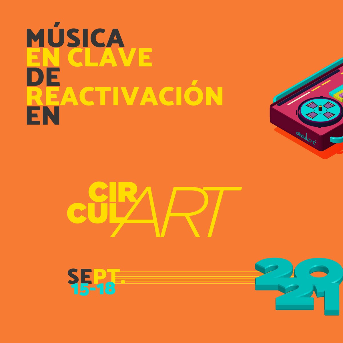 _MusicaDelSur's tweet photo. @Circulart_ será del 15-18 Sep.
"La crisis que vive el mundo, y la de Colombia en particular, han puesto a prueba nuestra capacidad para combinar empatía y acción" es por esto que reprogramaron la realización de la edición #12 de Circulart.
Para más aquí https://t.co/IyyBEPGzGk https://t.co/gNZiBUqWxM
