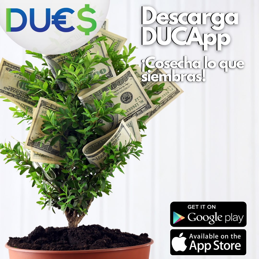 DualesDuc's tweet photo. Cuando hacemos algo positivo y provechoso vemos los frutos. Lo mejor de #DUCAPP es que te retribuye sin grandes esfuerzos. Descarga la app disponible en #AppStore y #GooglePlay, y empieza a disfrutar de sus beneficios.
#dualesInc #enviosderemesas #remesascuba #enviodedinero https://t.co/J2X2XtQOgy