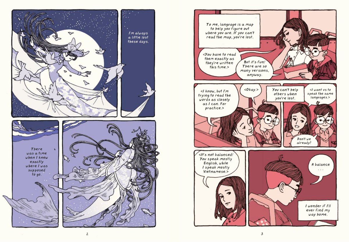 PatronHunt's tweet photo. 🐠 Today's creator is Trungles @Trungles , creator of the graphic novel The Magic Fish about a young Vietnamese gay immigrant and his parents who bond and learn English through ✨fairy tale books. #lgbtqiacomics

👉 Learn more about Trungles at Patron Hunt https://t.co/Xq6gsOEtSv https://t.co/cHai0suPGX