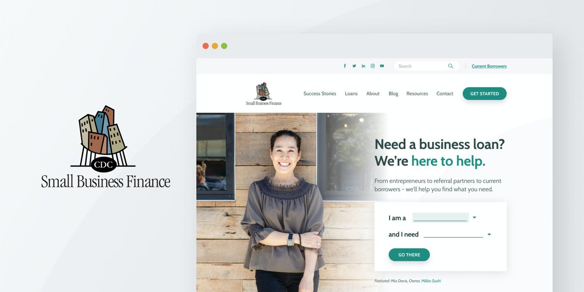 PrecocityLLC's tweet photo. Precocity researched, designed, and developed the new customer-focused website for @CDC_Loans. Learn more at https://t.co/SWE69JDSoC #UserExperience #WebDev #UserCenteredDesign https://t.co/WuuDCdhUEJ