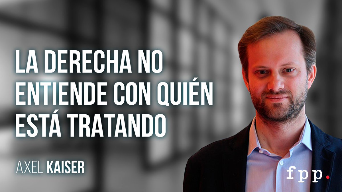 .@AXELKAISER, explica el peligro que significa para la centro derecha el no entender la verdadera naturaleza de la izquierda; en el discurso lo que les importa es el 'pueblo', pero en la práctica solo los mueve el poder y el narcisismo. 👉Míralo aquí👉 bit.ly/2S466EF