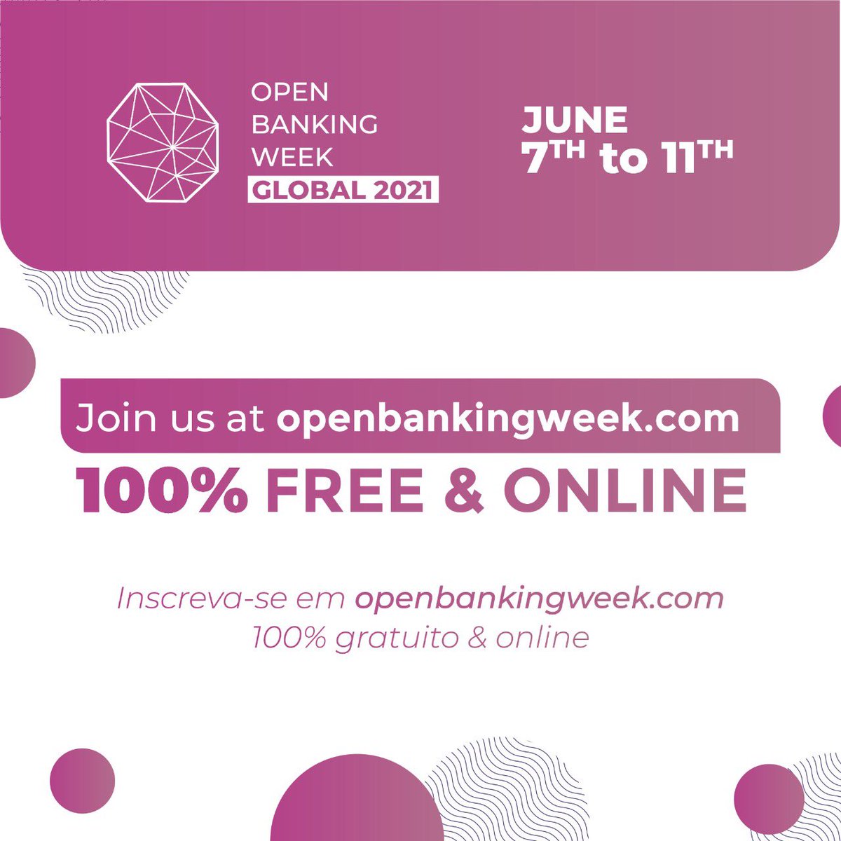 somos_ox's tweet image. Join them at #OpenBankingWeek, from June 7th to 11th!