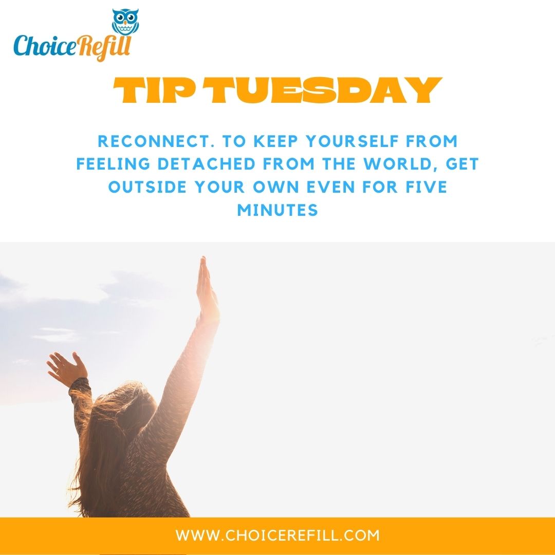 SmellLockTech's tweet image. Reconnect. To keep yourself from feeling detached from the world, get outside your own even for five minutes. #TipTuesday